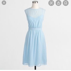 Jcrew Sleeveless Chiffon Dress